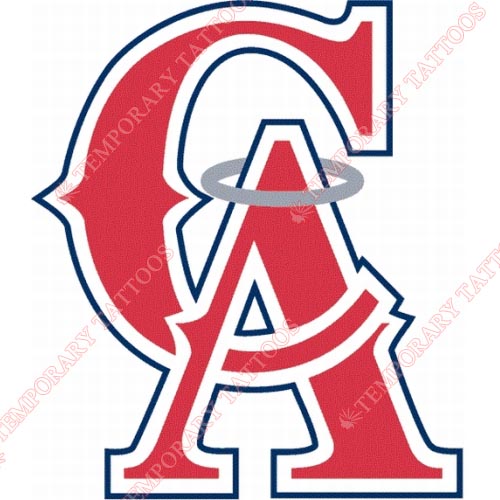 Los Angeles Angels of Anaheim Customize Temporary Tattoos Stickers NO.1651